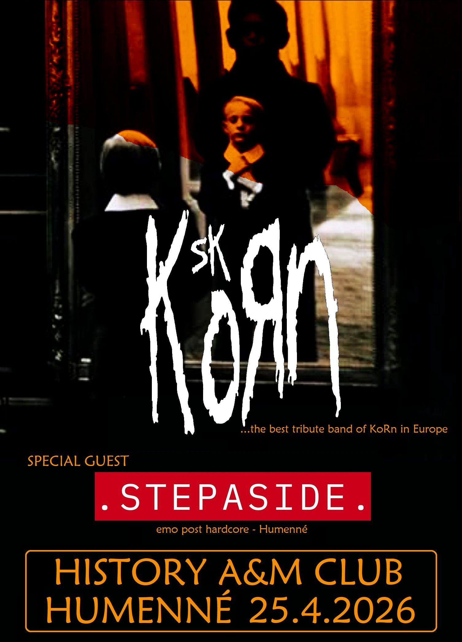 Plagát – KORn SK & Stepaside