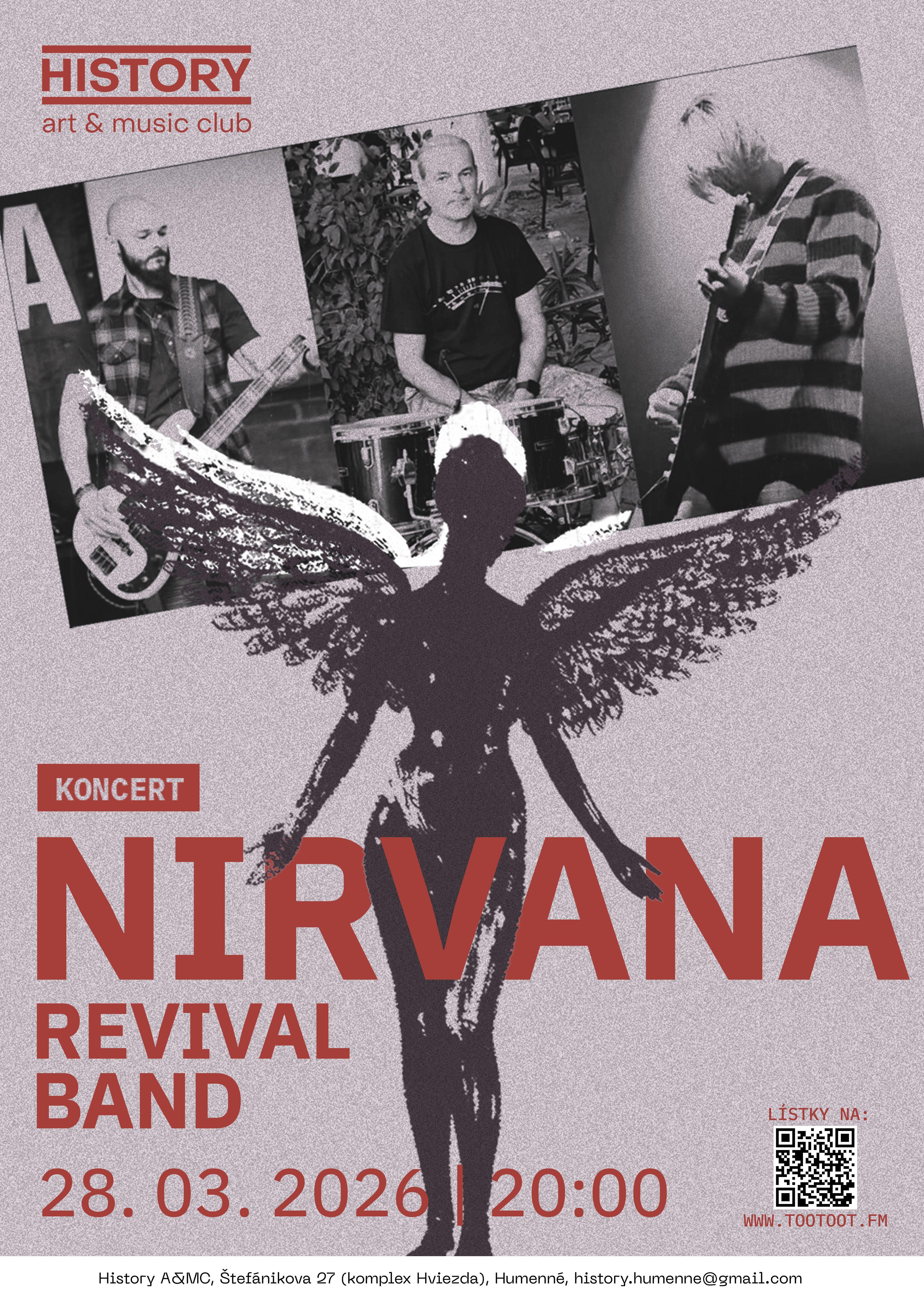 Plagát – NIRVANA Revival Band